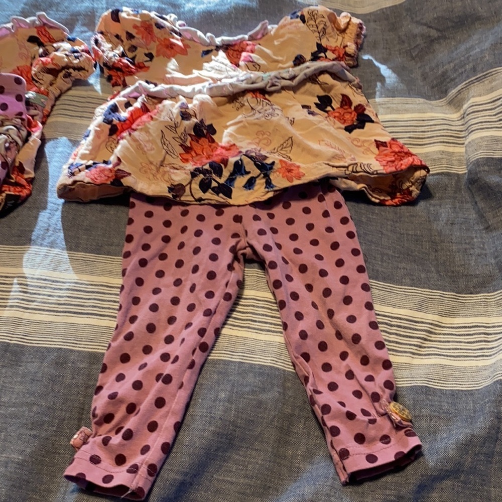 Matilda Jane legging and shirt 6-12m